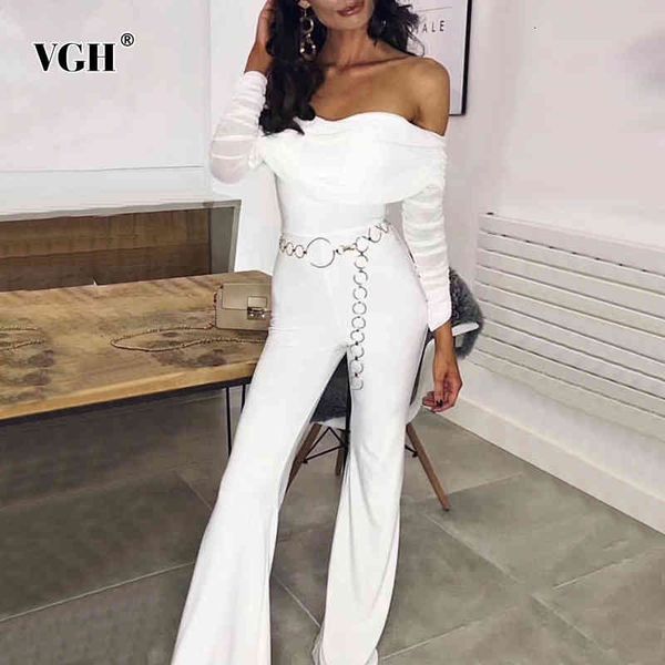vgh elegant patchwork jumpsuit for women slash collar long sleeve high waist with metal sashes slim leg jumpsuits female summer 210421, Black;white
vgh elegant patchwork jumpsuit for women slash collar long sleeve high waist with metal sashes slim leg jumpsuits female summer 210421, Black;white