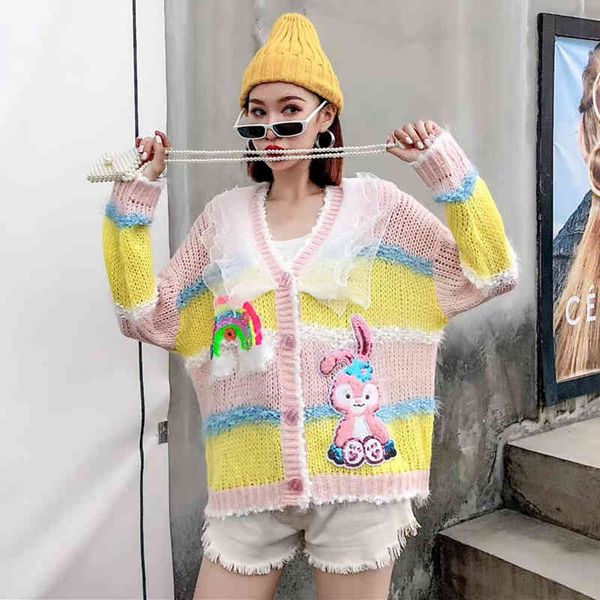 sweaters rainbow color-blocking thin wool knit doll collar, autumn wear, sequined ruffled cardigan sweater, lazy style, White;black
sweaters rainbow color-blocking thin wool knit doll collar, autumn wear, sequined ruffled cardigan sweater, lazy style, White;black
