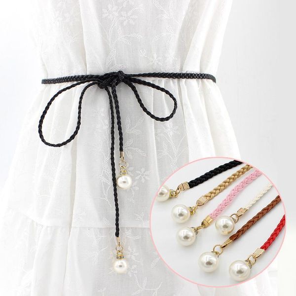 belts women fashion knotted waist chain dress woven rope female decorative pearl belt nyz shop, Black;brown
belts women fashion knotted waist chain dress woven rope female decorative pearl belt nyz shop, Black;brown