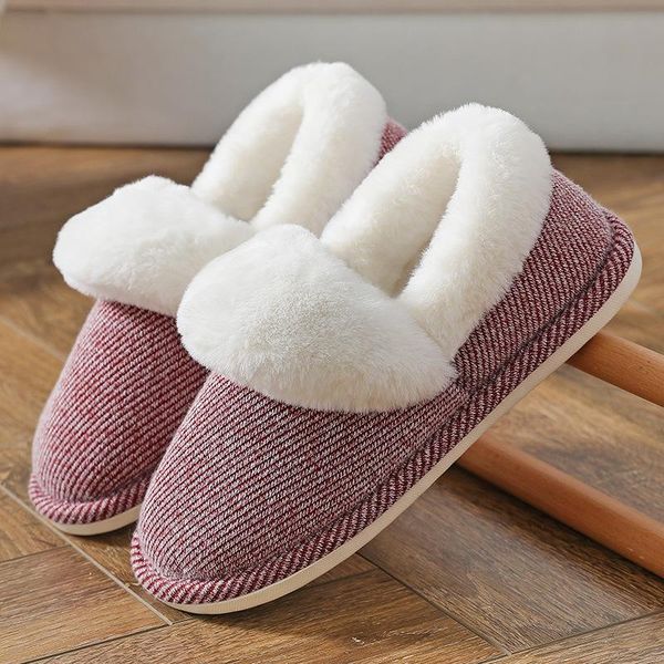 women autumn and winter slipper indoor home warm striped plush pvc sole soft comfortable non-slip cotton shoes slippers, Black
women autumn and winter slipper indoor home warm striped plush pvc sole soft comfortable non-slip cotton shoes slippers, Black
