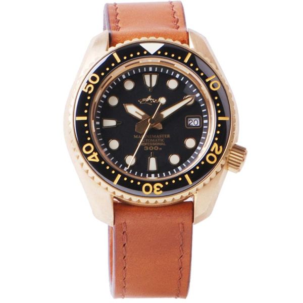 men's bronze dive watch 46mm black dial sapphire 300m water resistance nh35 automatic movement watches wristwatches, Slivery;brown
men's bronze dive watch 46mm black dial sapphire 300m water resistance nh35 automatic movement watches wristwatches, Slivery;brown