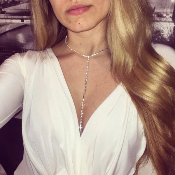 chains european and american fashion rhinestone super flash body chain bikini t shape necklace backless formal dress accessories, Silver
chains european and american fashion rhinestone super flash body chain bikini t shape necklace backless formal dress accessories, Silver