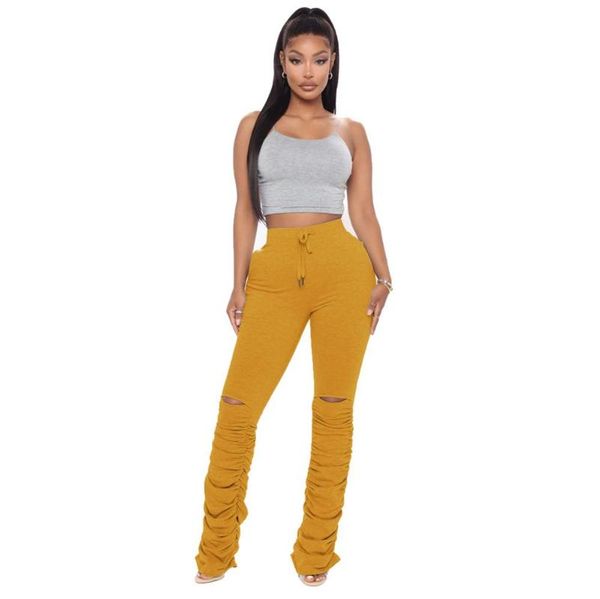 women's leggings ripped stacked joggers women skinny casual ruched pencil pants solid party trousers, Black
women's leggings ripped stacked joggers women skinny casual ruched pencil pants solid party trousers, Black