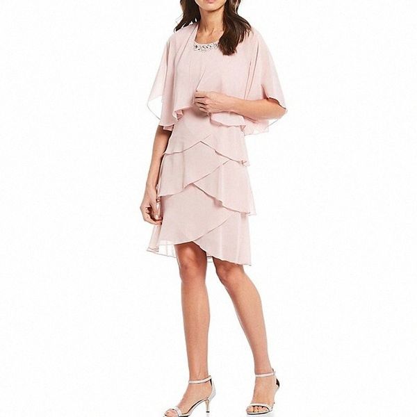 a-line mother of the bride dress elegant jewel neck knee length chiffon half sleeve with cascading ruffles 2022 z3vt#, White;black
a-line mother of the bride dress elegant jewel neck knee length chiffon half sleeve with cascading ruffles 2022 z3vt#, White;black
