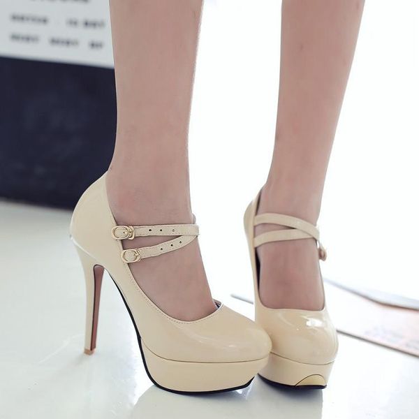 dress shoes 2021 women super high heels woman thin heel patent leather red bottom wedding plus size 43 mary jane buckle, Black
dress shoes 2021 women super high heels woman thin heel patent leather red bottom wedding plus size 43 mary jane buckle, Black