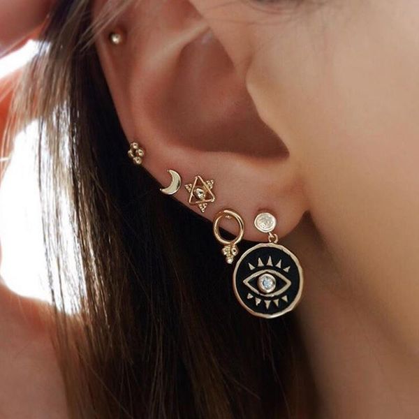 stud ins vintage alloy beads earring set fashion retro five-pointed star moon small earings eyes earrings studs, Golden;silver
stud ins vintage alloy beads earring set fashion retro five-pointed star moon small earings eyes earrings studs, Golden;silver
