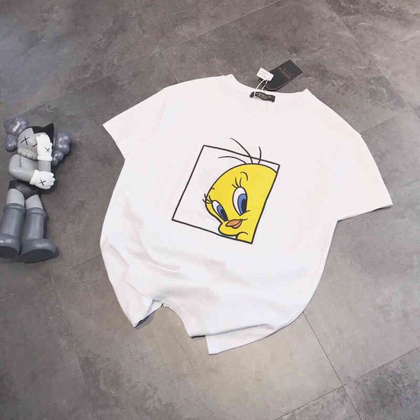 2022 factory wholesale new box yellow duckling embroidery t-shirt white loose shoulder half sleeve cartoon round neck bottomed shirt qingdao
2022 factory wholesale new box yellow duckling embroidery t-shirt white loose shoulder half sleeve cartoon round neck bottomed shirt qingdao