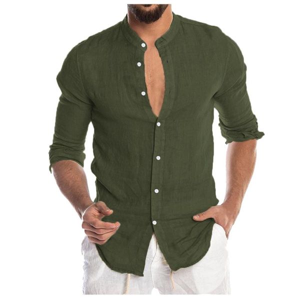 men's casual shirts baggy solid color stand collar cardigan button long sleeve shirt autumn plus size blouse ropa hombre, White;black
men's casual shirts baggy solid color stand collar cardigan button long sleeve shirt autumn plus size blouse ropa hombre, White;black