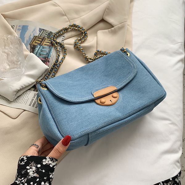cool denim crossbody bags for women 2021 summer fashion luxury ed trendy solid color chain shoulder handbag a3t38
cool denim crossbody bags for women 2021 summer fashion luxury ed trendy solid color chain shoulder handbag a3t38