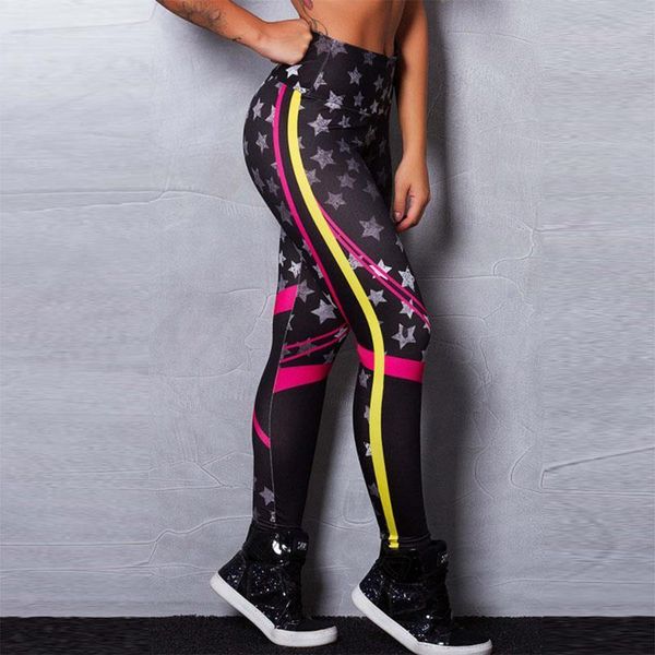 push up sporting star women legging pattern digital printed high casual sportswear black skinny elastic force
push up sporting star women legging pattern digital printed high casual sportswear black skinny elastic force
