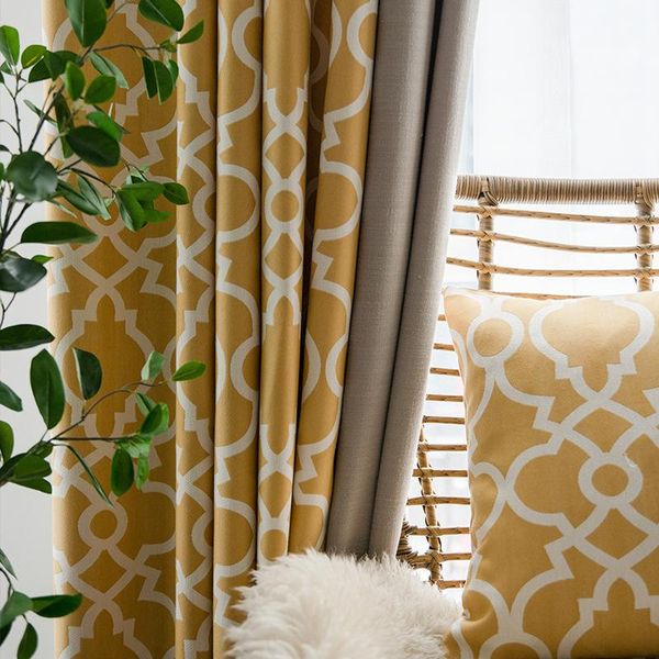 nordic high-end jacquard curtains for bedroom living room study semi-shading cotton and linen stitching yellow custom curtain & drapes
nordic high-end jacquard curtains for bedroom living room study semi-shading cotton and linen stitching yellow custom curtain & drapes