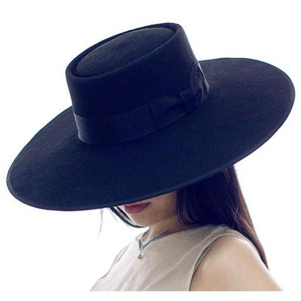 100% wool peaked cap women like 12cm large brim europe style party hat latest fashion flat bowler wide hats, Blue;gray
100% wool peaked cap women like 12cm large brim europe style party hat latest fashion flat bowler wide hats, Blue;gray