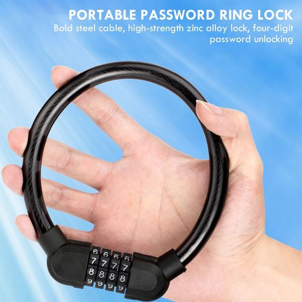 bike locks mountain bicycle lock electric stainless steel password fixed portable anti-theft wire chain
bike locks mountain bicycle lock electric stainless steel password fixed portable anti-theft wire chain