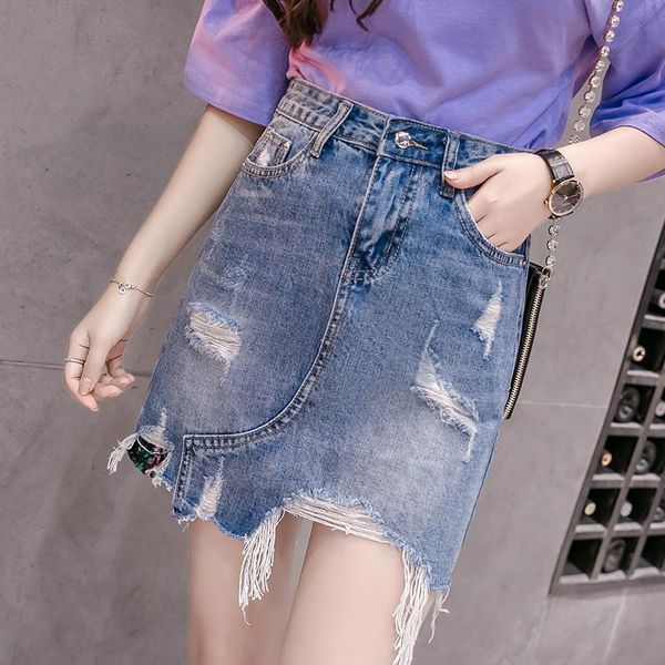 skirts irregular brushed hem women's skirt high waist womens casual ripped jean fashion women vintage denim, Black
skirts irregular brushed hem women's skirt high waist womens casual ripped jean fashion women vintage denim, Black