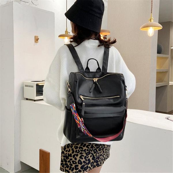 backpack simple multifunctional teenage girl buckle portable travel bag female schoolbag women backpacks gift dropship
backpack simple multifunctional teenage girl buckle portable travel bag female schoolbag women backpacks gift dropship