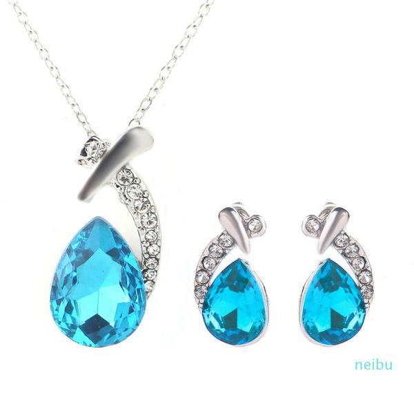 korean fashion pendant necklace & stud earring jewelry set by alloy metal for women and ladies, Silver
korean fashion pendant necklace & stud earring jewelry set by alloy metal for women and ladies, Silver