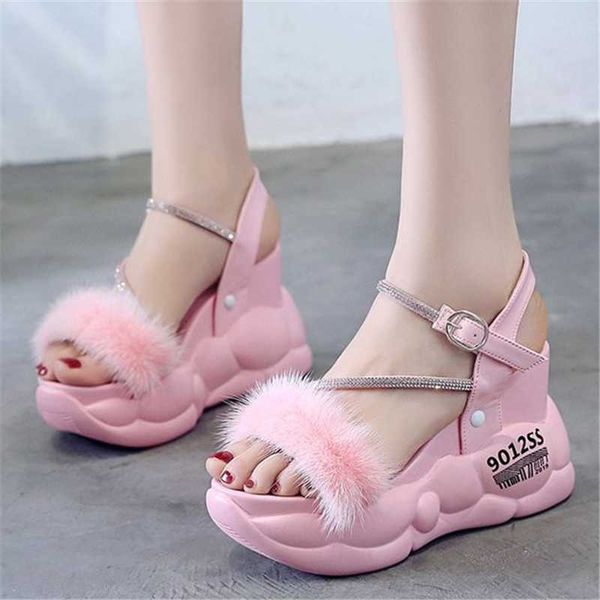 sandals wedge heel 2021 women's platform summer bling rhinestone ankle buckles sandy beach sandalias chunky sole female shoes, Black
sandals wedge heel 2021 women's platform summer bling rhinestone ankle buckles sandy beach sandalias chunky sole female shoes, Black
