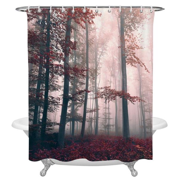 shower curtains autumn woods mysterious fog curtain waterproof polyester fabric home decoration with hook
shower curtains autumn woods mysterious fog curtain waterproof polyester fabric home decoration with hook