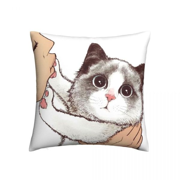 pillow case decorative the owner is kissing cat throw covers decor cushion for lumbar sofa
pillow case decorative the owner is kissing cat throw covers decor cushion for lumbar sofa