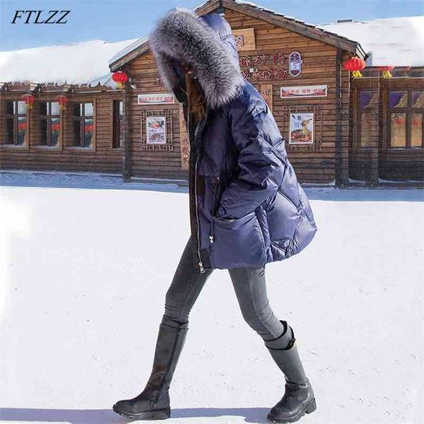 winter real natural fur hooded jacket women white duck down coat parkers female loose warm snow outwear adjustable waist 210430, Black
winter real natural fur hooded jacket women white duck down coat parkers female loose warm snow outwear adjustable waist 210430, Black