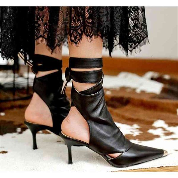 boots spring black woman brown leather gold metal pointed to her ankle boots styling ladies cross lace short size 44 13zb
boots spring black woman brown leather gold metal pointed to her ankle boots styling ladies cross lace short size 44 13zb