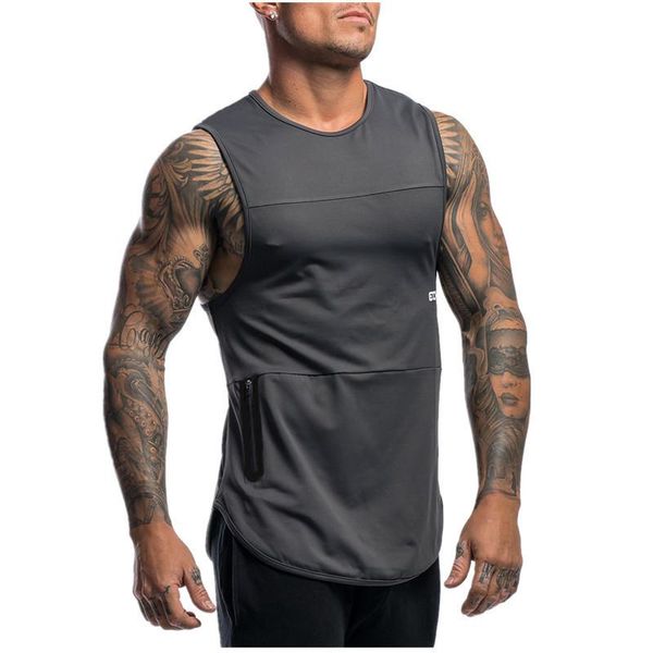 fashion men' sports fitness training vest slim breathable shirt male tank size :m-2xl, White;black
fashion men' sports fitness training vest slim breathable shirt male tank size :m-2xl, White;black