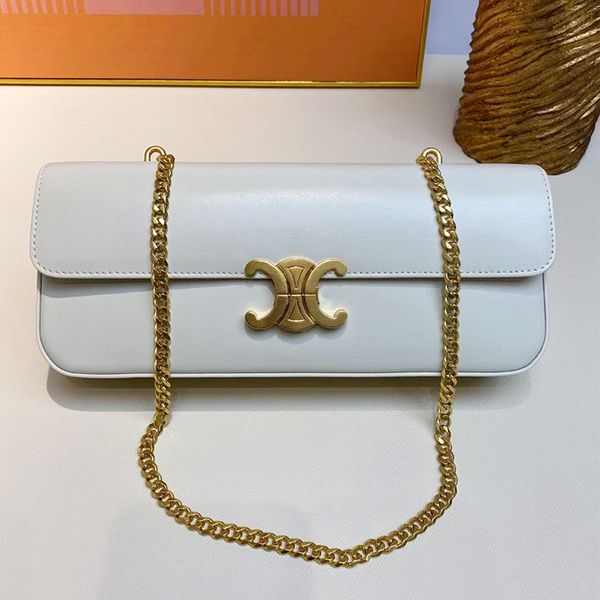 design hand 2021 new chain arc de armpit long french stick leather portable one shoulder women's bag, Red;black
design hand 2021 new chain arc de armpit long french stick leather portable one shoulder women's bag, Red;black