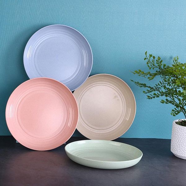 dishes & plates 8inch 4pcs wheat straw plate kitchen container for salad fruit snack round dish bow born training tableware
dishes & plates 8inch 4pcs wheat straw plate kitchen container for salad fruit snack round dish bow born training tableware