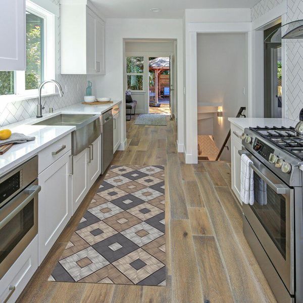 carpets wooden geometric floor mat doormat plaid brown kitchen carpet anti-slip door rug for living room
carpets wooden geometric floor mat doormat plaid brown kitchen carpet anti-slip door rug for living room