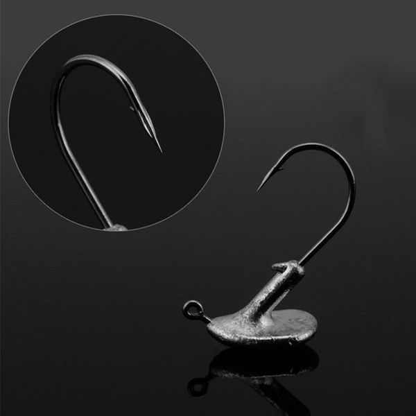 pcs/set 3.5/5/7/10/14g silver tumbler lead jig head barbed hooks for soft fake lures baits fishing accessories
pcs/set 3.5/5/7/10/14g silver tumbler lead jig head barbed hooks for soft fake lures baits fishing accessories