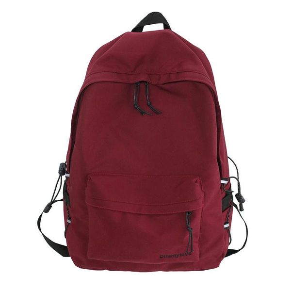 backpack solid color women rucksack large school bag for teenage girls fashion college student back pack mochila feminina 2 size
backpack solid color women rucksack large school bag for teenage girls fashion college student back pack mochila feminina 2 size