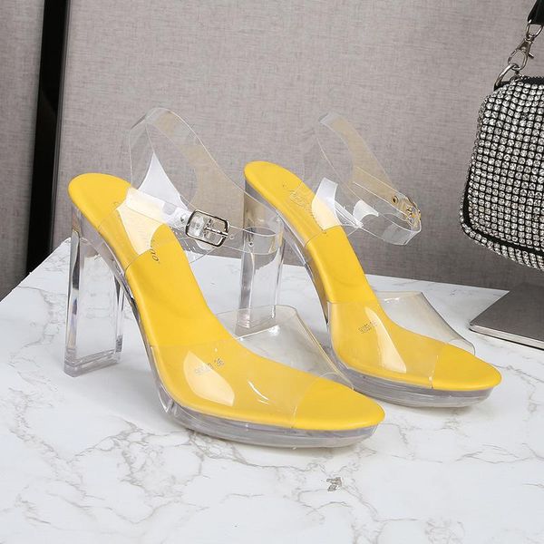 dress shoes temperament elegant daily female pumps 34-43 summer plus size women's high heels pvc transparent crystal heel open toe sand, Black
dress shoes temperament elegant daily female pumps 34-43 summer plus size women's high heels pvc transparent crystal heel open toe sand, Black
