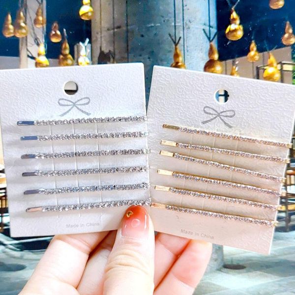 hair accessories shiny rhinestone hairpins for women fashion simple gold silver color clip girl hairgrips jewelry wholesale
hair accessories shiny rhinestone hairpins for women fashion simple gold silver color clip girl hairgrips jewelry wholesale