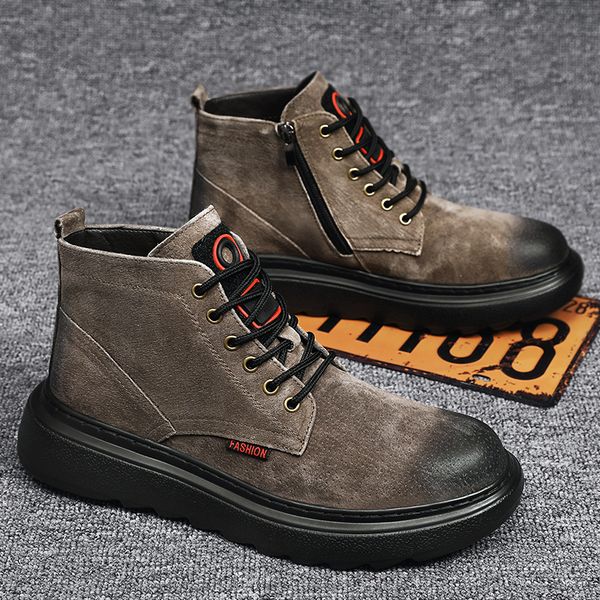 autumn winter retro brown martin boots men suede leather comfortable men platform boots shoes plush high mens work shoes
autumn winter retro brown martin boots men suede leather comfortable men platform boots shoes plush high mens work shoes