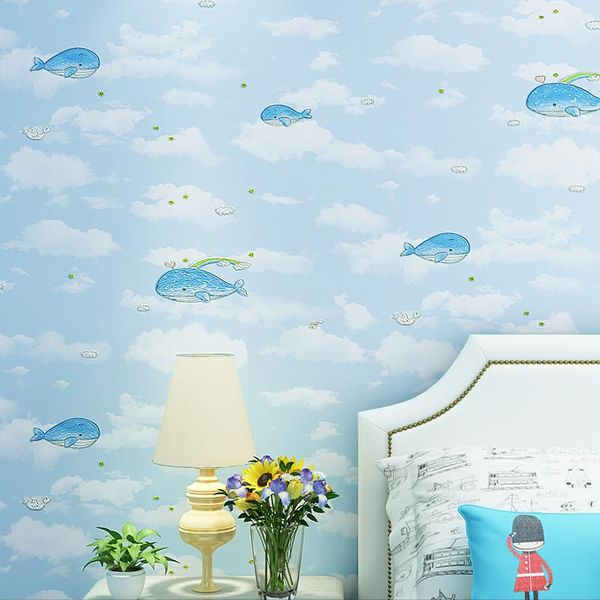 wallpapers children's room boys and girls non-woven bedroom wallpaper living wall rollswarm whale cartoon british wind
wallpapers children's room boys and girls non-woven bedroom wallpaper living wall rollswarm whale cartoon british wind