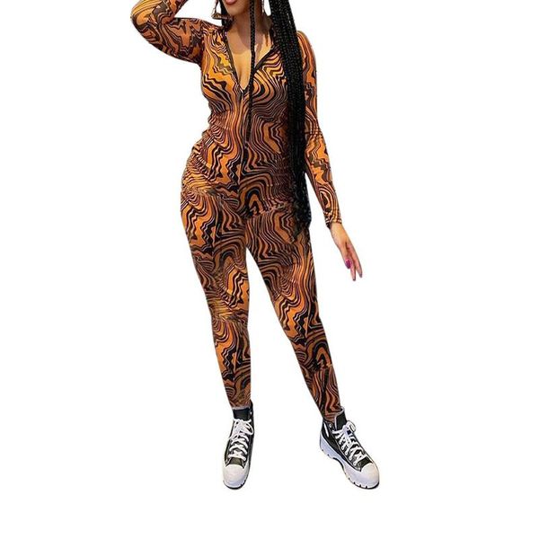 women's two piece pants 2021 autumn and winter outfit high street temperament fashion trend all-match leopard print jumpsuit with hip f, White
women's two piece pants 2021 autumn and winter outfit high street temperament fashion trend all-match leopard print jumpsuit with hip f, White