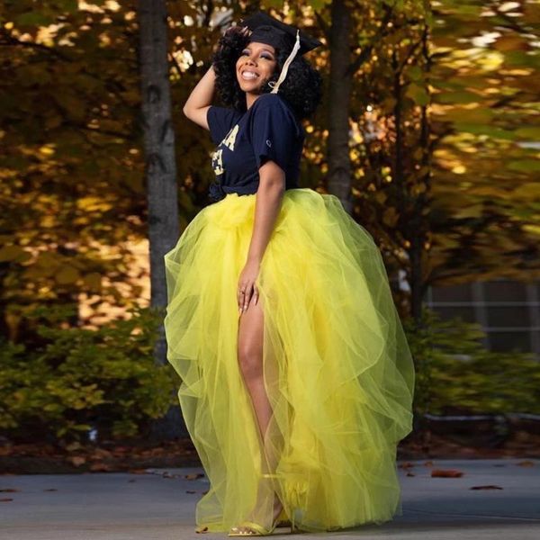 skirts trendy yellow high side split tulle women elastic long nude pink puffy tutu skirt custom made, Black
skirts trendy yellow high side split tulle women elastic long nude pink puffy tutu skirt custom made, Black