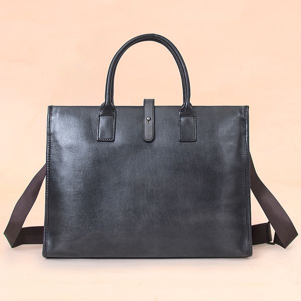 men's leather handbag multi function hand briefcase busins simple computer 
men's leather handbag multi function hand briefcase busins simple computer