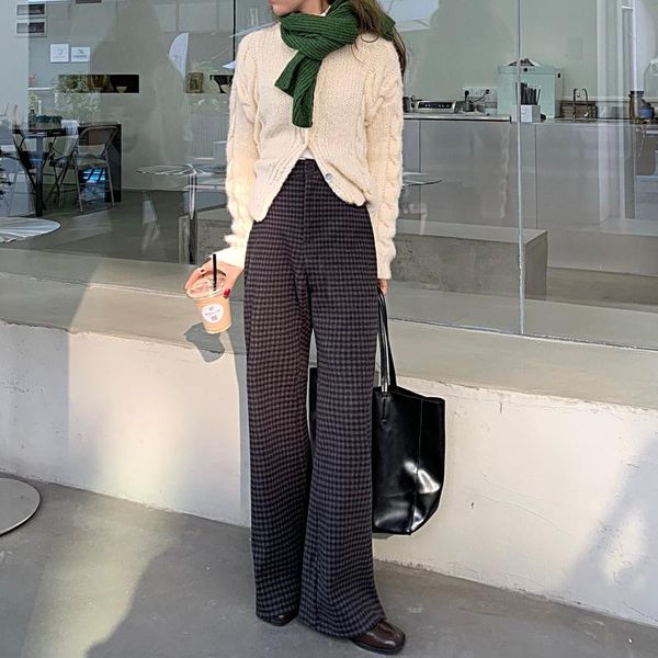 xs-4xl winter velvet thick straight wide leg womens trousers autumn streetwear chic pants women high waist plus size loose women's & ca, Black;white
xs-4xl winter velvet thick straight wide leg womens trousers autumn streetwear chic pants women high waist plus size loose women's & ca, Black;white