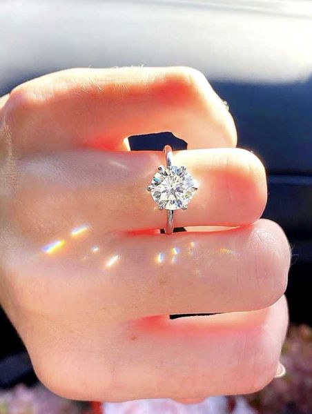 cluster rings classic six 925 sterling silver 10 hearts arrows 2ct simulated diamond wedding engagement for women jewelry, Golden;silver
cluster rings classic six 925 sterling silver 10 hearts arrows 2ct simulated diamond wedding engagement for women jewelry, Golden;silver