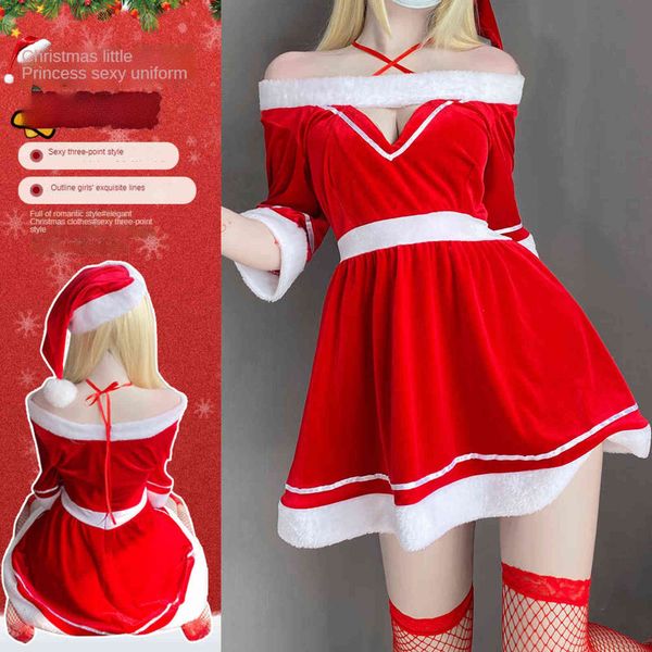 nxy set women christmas cosplay costume lingeries winter red dress hollow open chest outfits lady santa with hat maid uniform 1128, Red;black
nxy set women christmas cosplay costume lingeries winter red dress hollow open chest outfits lady santa with hat maid uniform 1128, Red;black