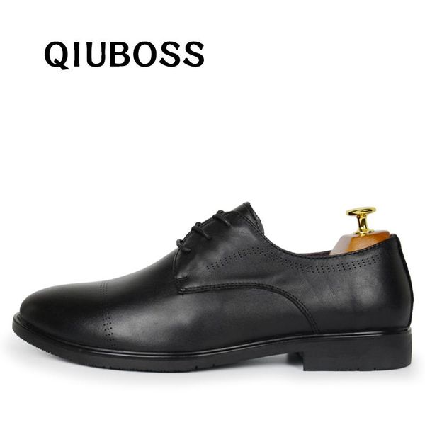 dress shoes brand genuine leather oxford formal mens comfortable business casual flat for winter qiuboss, Black
dress shoes brand genuine leather oxford formal mens comfortable business casual flat for winter qiuboss, Black