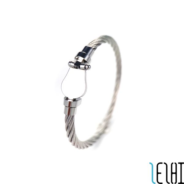 fashion charm eternal friendship horseshoe bangle exquisite titanium steel platinum plating cable bangles lucky couple promise jewelry whole, Black
fashion charm eternal friendship horseshoe bangle exquisite titanium steel platinum plating cable bangles lucky couple promise jewelry whole, Black