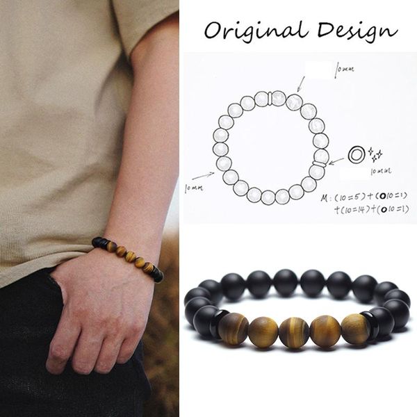 charm bracelets 10mm natural stone tiger eye beads bracelet couples men for women gift original design jewelry drop, Golden;silver
charm bracelets 10mm natural stone tiger eye beads bracelet couples men for women gift original design jewelry drop, Golden;silver