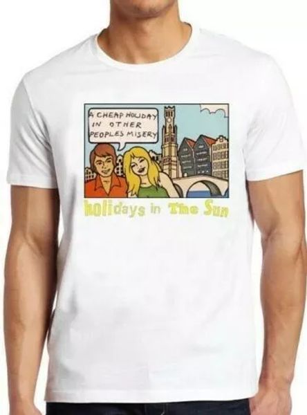 holidays in the sun music punk rock vintage cool gift tee t shirt 4174, White;black
holidays in the sun music punk rock vintage cool gift tee t shirt 4174, White;black