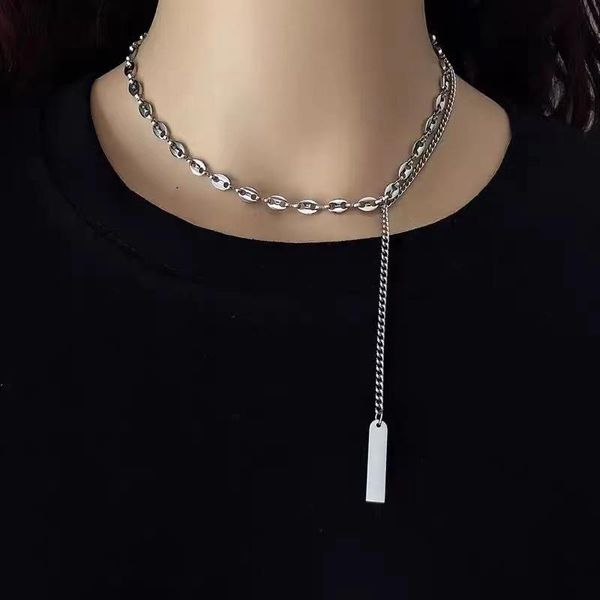 chains punk style patchwork choker necklace jewelry female collar gothic hip hop chain couple titanium steel, Silver
chains punk style patchwork choker necklace jewelry female collar gothic hip hop chain couple titanium steel, Silver