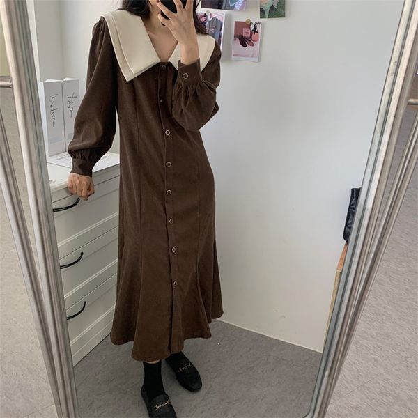 dresses chic feminine color-hit mermaid arrival elegance brief slim autumn corduroy long es, Black;gray
dresses chic feminine color-hit mermaid arrival elegance brief slim autumn corduroy long es, Black;gray