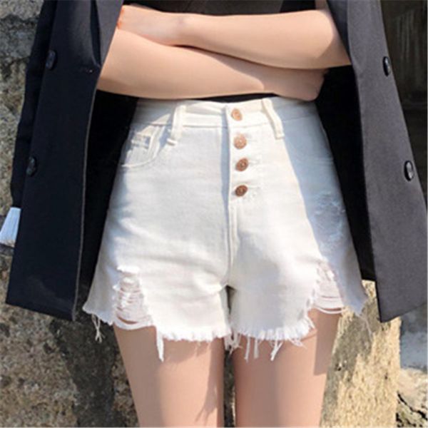 women's shorts black and white high waist denim summer korean version show thin versatile student loose fat mm wide leg super pants, White;black
women's shorts black and white high waist denim summer korean version show thin versatile student loose fat mm wide leg super pants, White;black