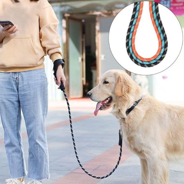 dog collars & leashes reflective leash with comfortable padded handle nylon running tracking climbing adjustable rope for medium large
dog collars & leashes reflective leash with comfortable padded handle nylon running tracking climbing adjustable rope for medium large