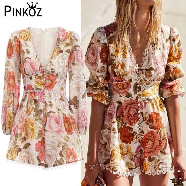 women's jumpsuits & rompers pinkoz print patchwork lace for female v neck lantern long sleeve high waist ruched womens jumpsuit fashion, Black;white
women's jumpsuits & rompers pinkoz print patchwork lace for female v neck lantern long sleeve high waist ruched womens jumpsuit fashion, Black;white